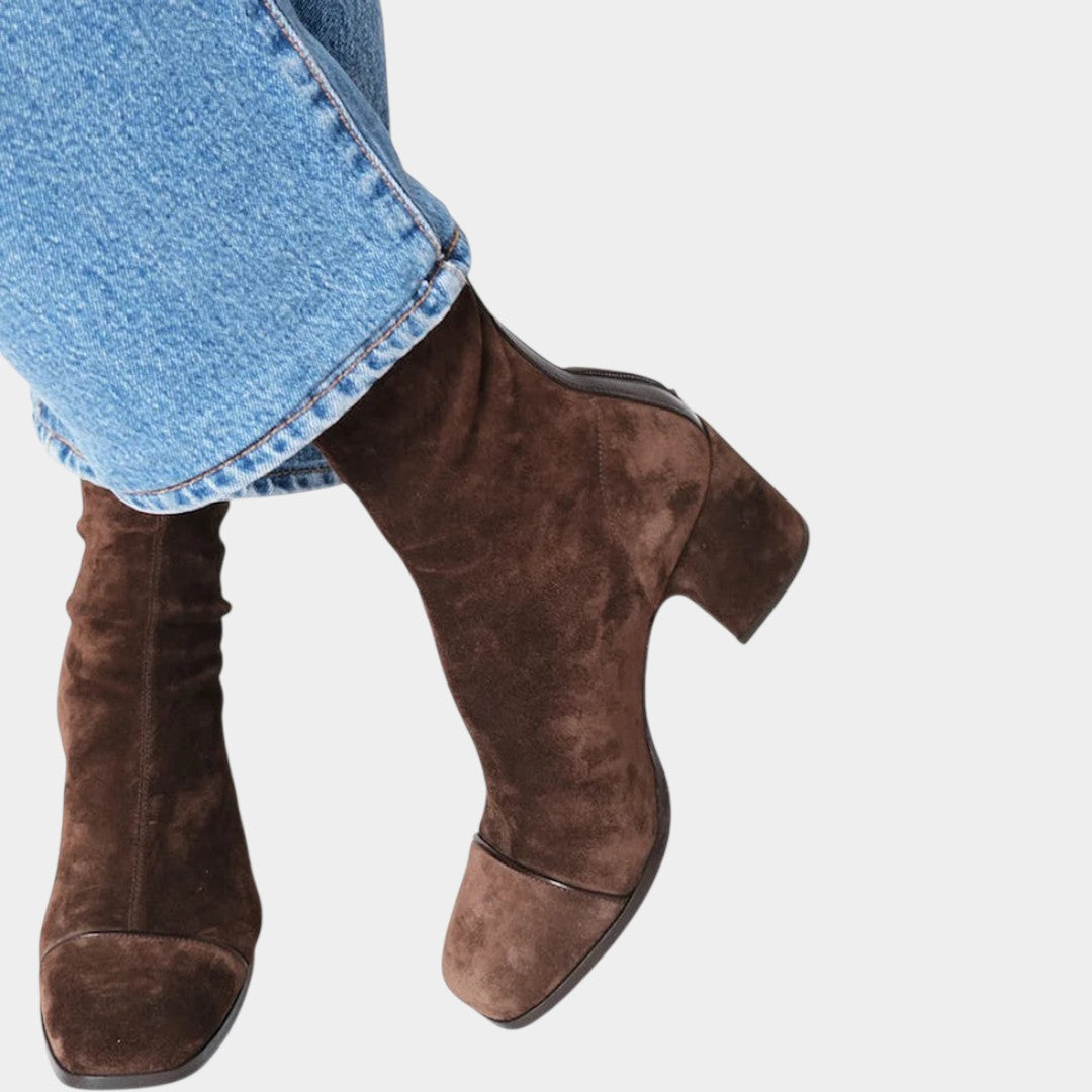 Liene – Eleganti kvadrātveida zābaki ar papēdi