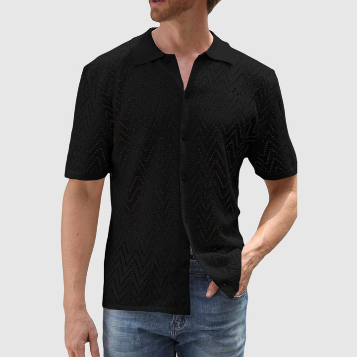 Emils – Adīts krekls ar zigzaga rakstu