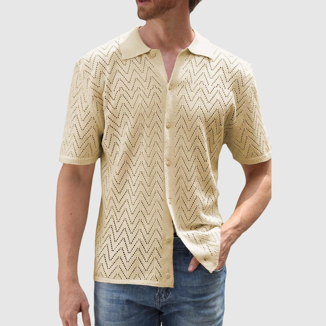 Emils – Adīts krekls ar zigzaga rakstu