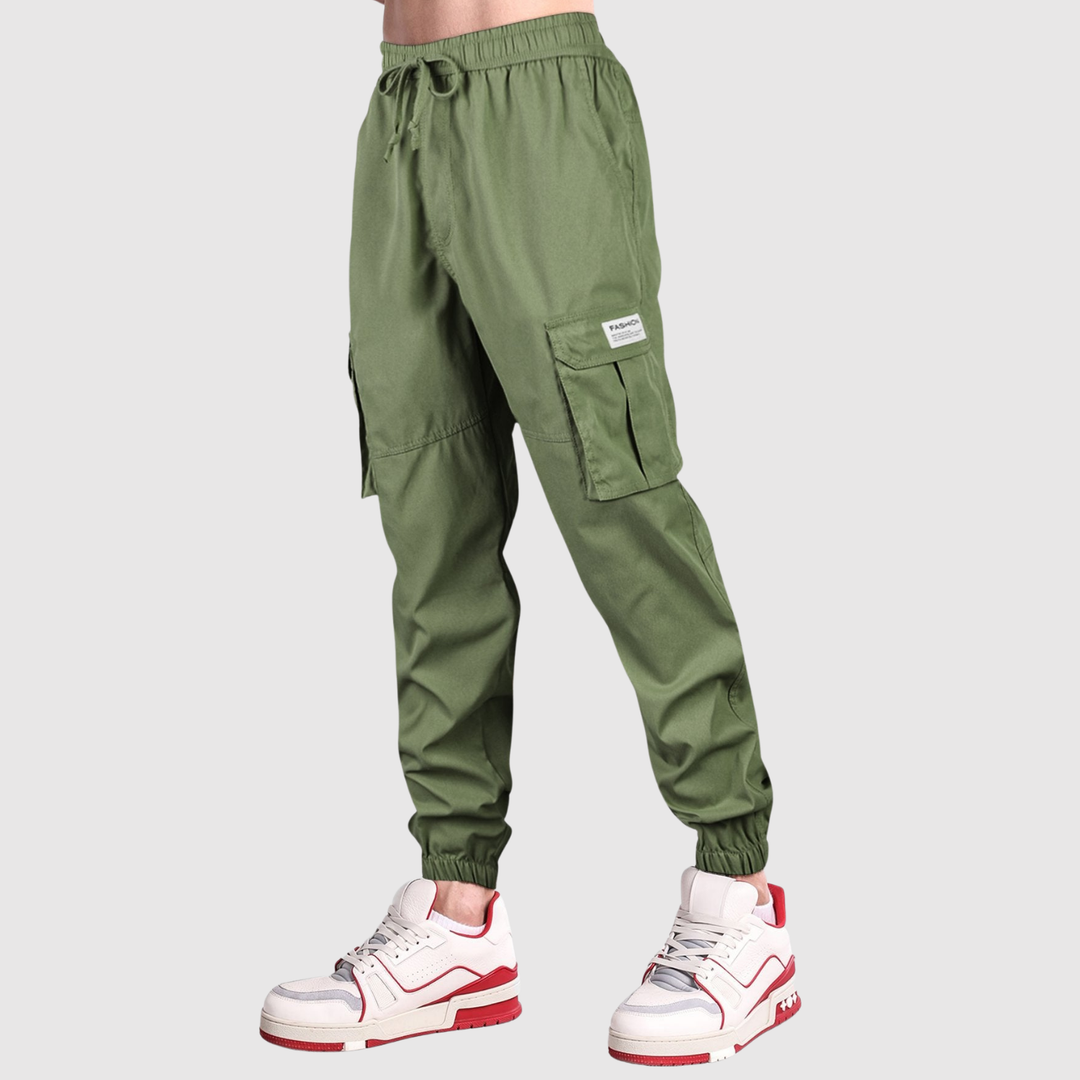 Mikkel – Cargo bikses ar griezuma detaļām