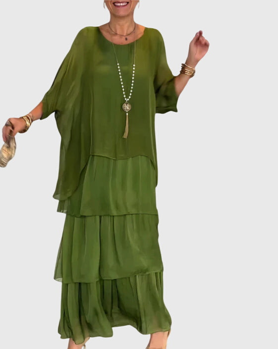 Susan™ | Garā un plūstošā eleganta kleita