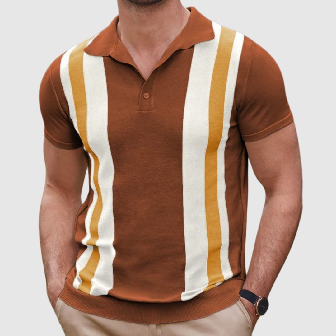 Emils – Polo ar kontrastējošiem elementiem