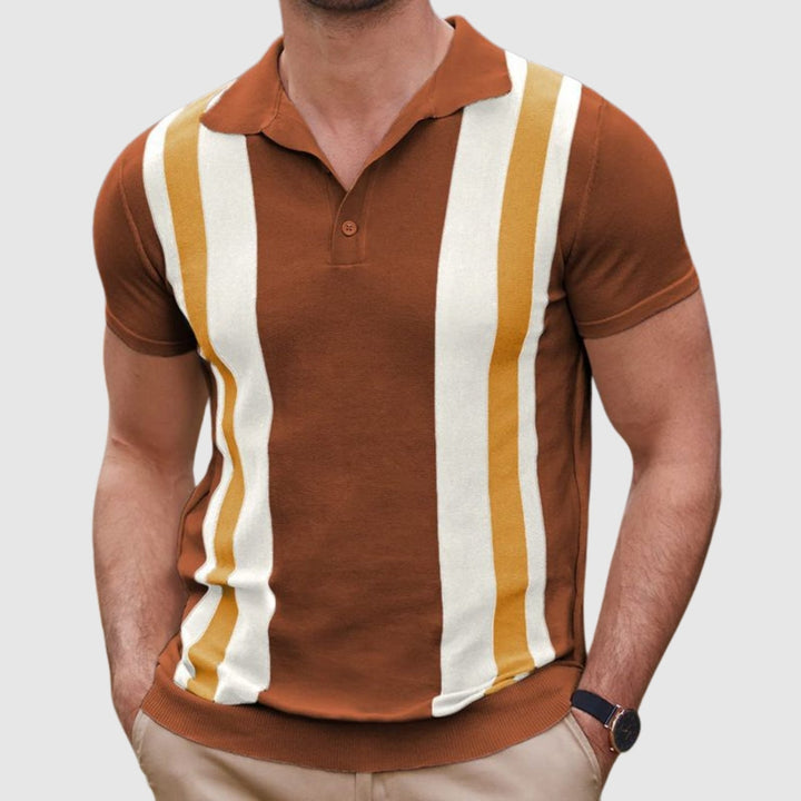 Emils – Polo ar kontrastējošiem elementiem