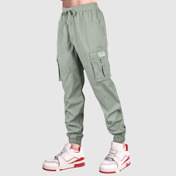 Mikkel – Cargo bikses ar griezuma detaļām