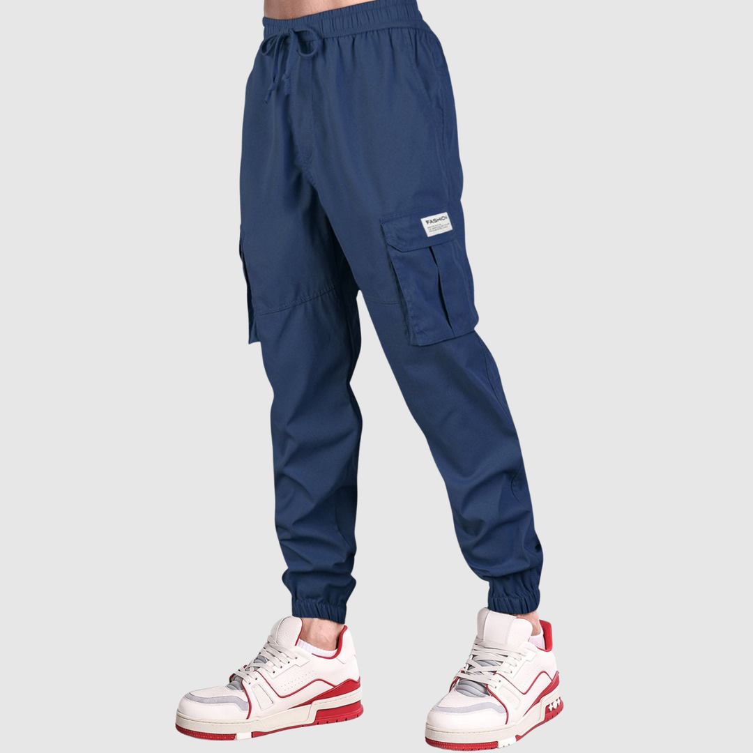 Mikkel – Cargo bikses ar griezuma detaļām