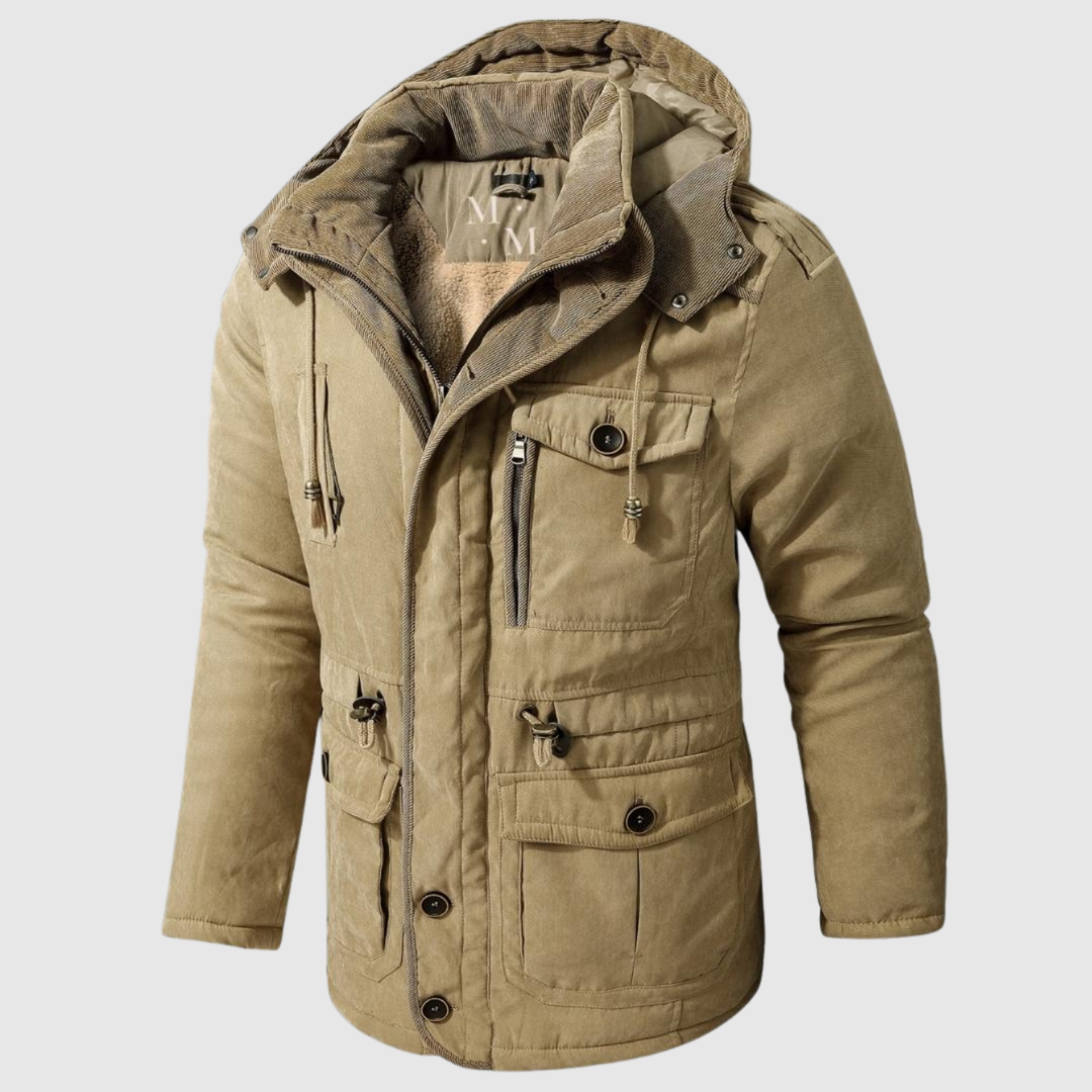 Nikolaj – Ziemas parka ar siltu oderi un kapuci