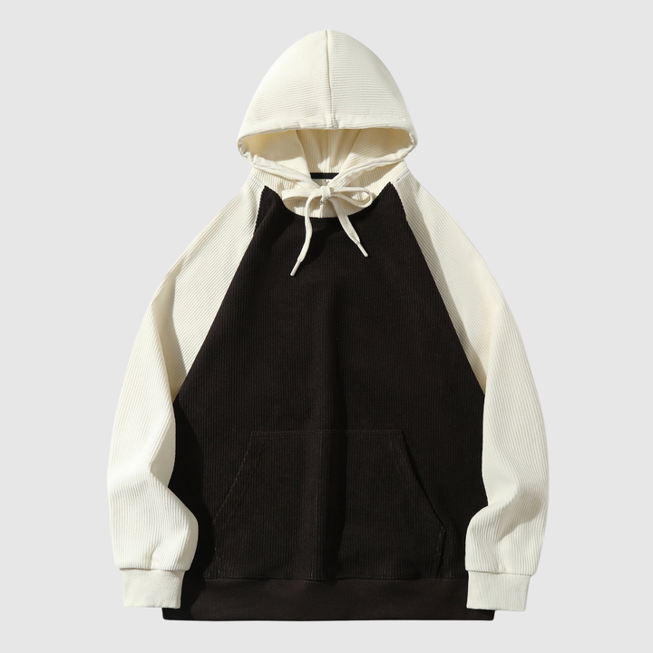 Klaus – Krāsu bloku kapuce ribstrikā