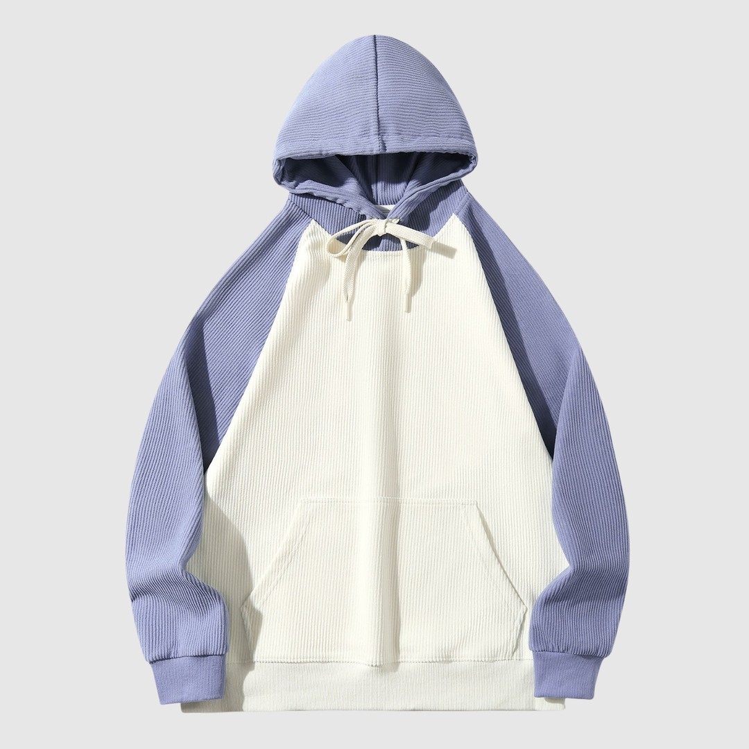 Klaus – Krāsu bloku kapuce ribstrikā