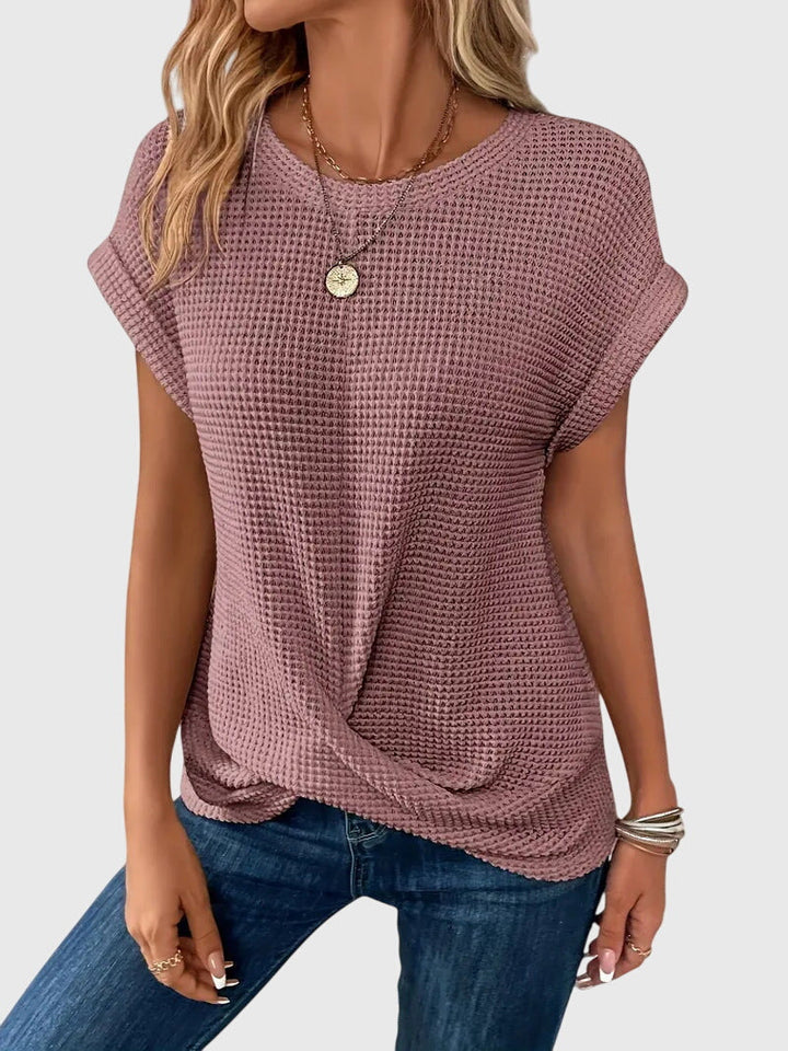 Isa™ | Eleganta Blūze ar Apaļu Kaklu