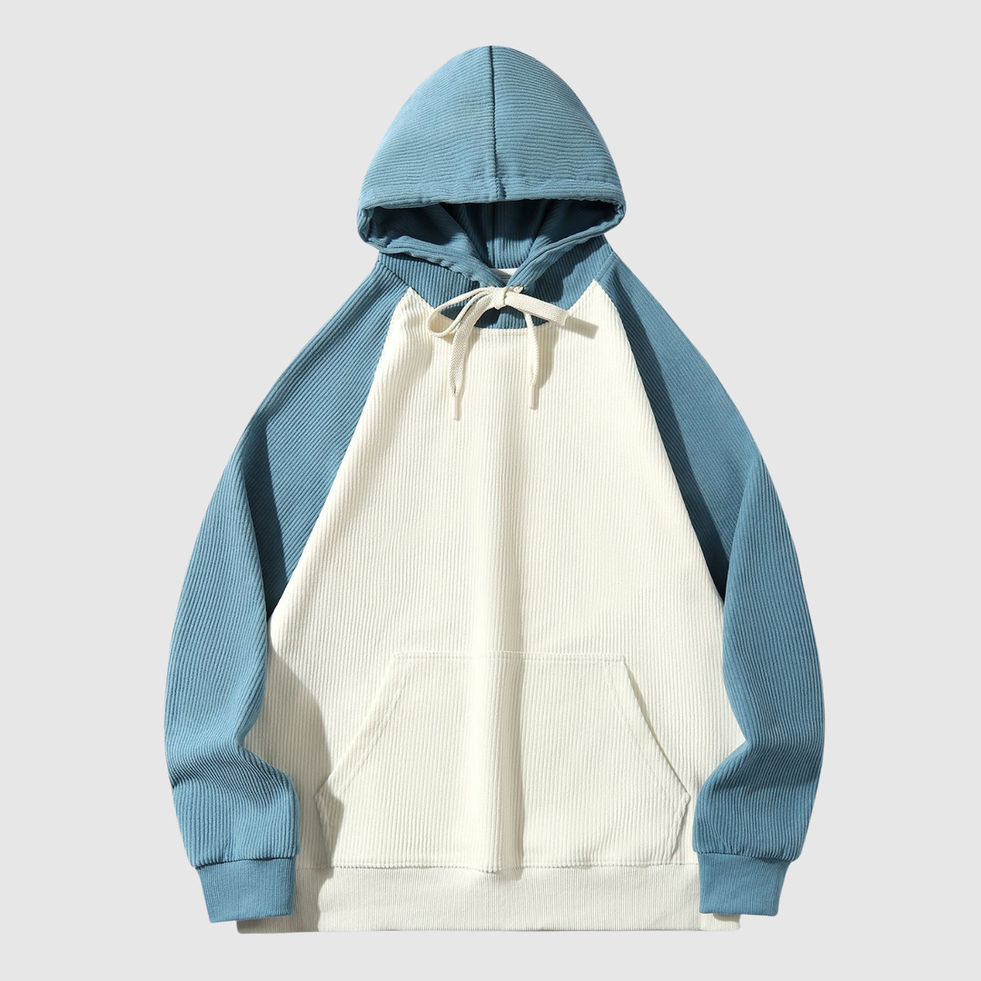 Klaus – Krāsu bloku kapuce ribstrikā