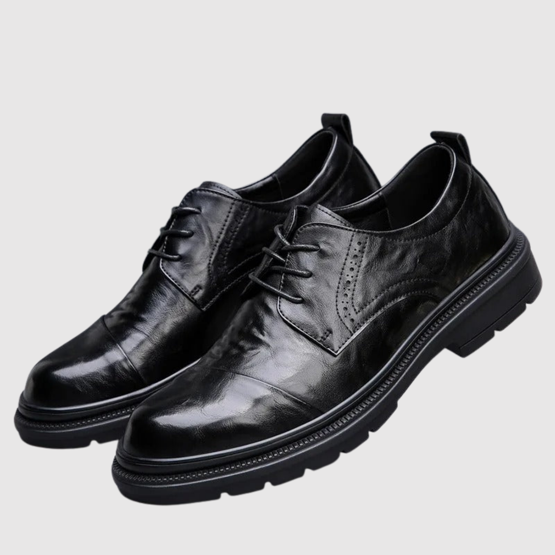 Niels – Modernas vīriešu kurpes no ādas ar izturīgu zoli