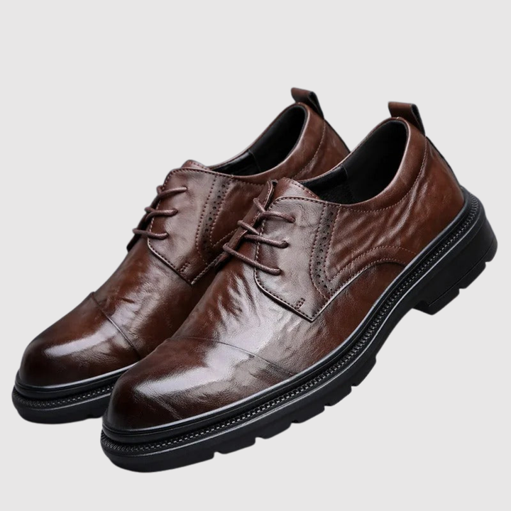 Niels – Modernas vīriešu kurpes no ādas ar izturīgu zoli