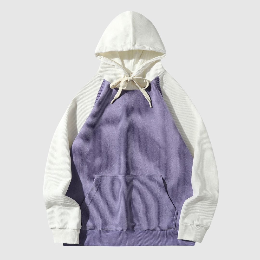 Klaus – Krāsu bloku kapuce ribstrikā