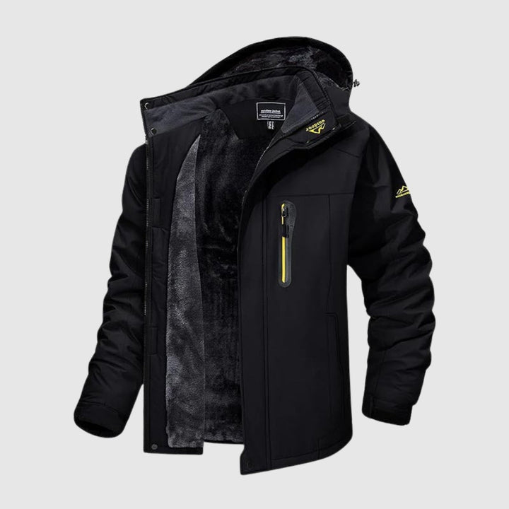 Nikolajs - Ūdensizturīga ziemas jaka āra lietošanai ar flīsa oderi