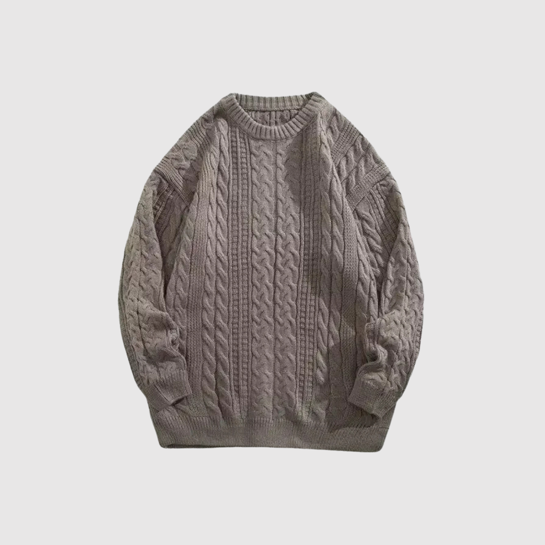 Klaus – Klasiska džemperis ar kabelu rakstu