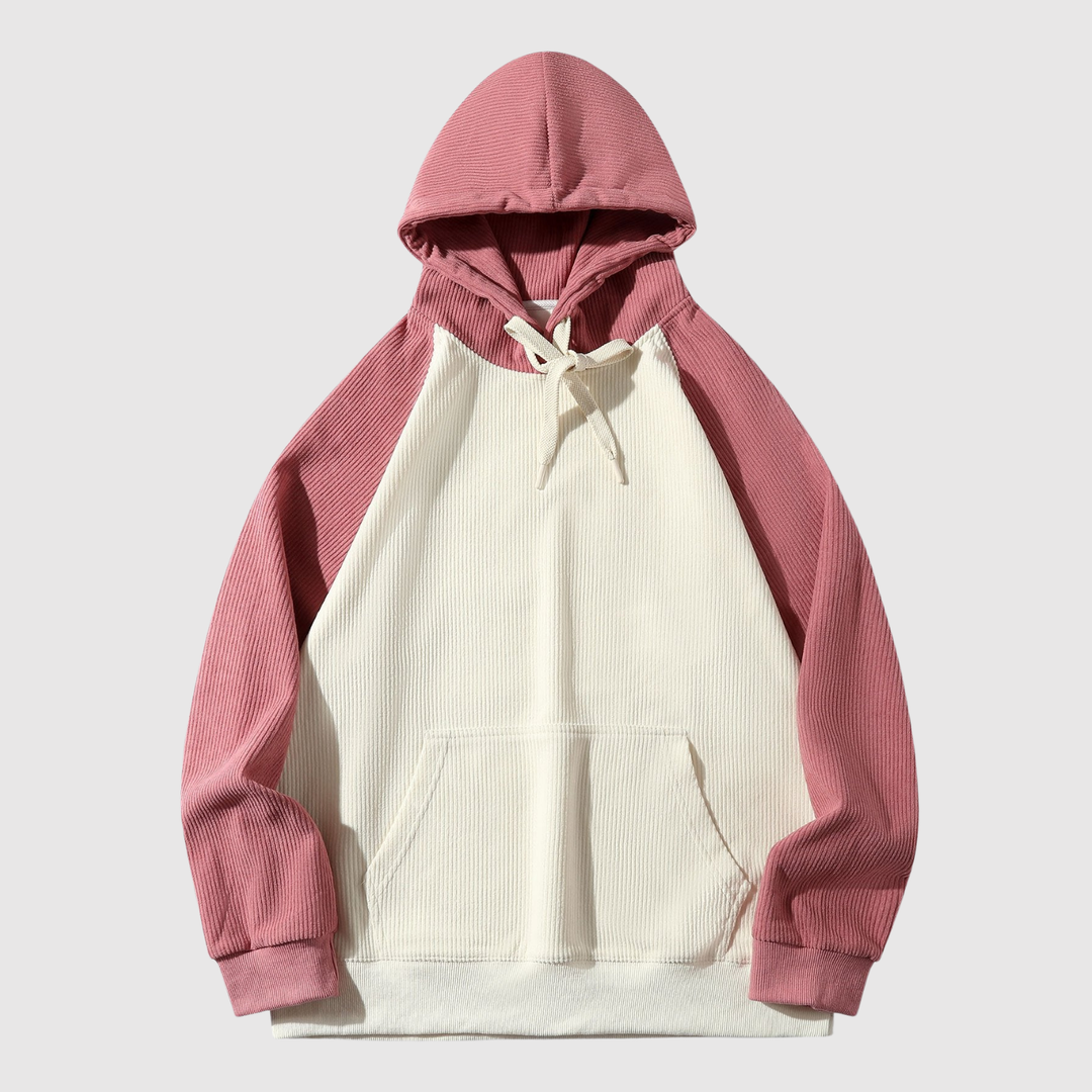 Klaus – Krāsu bloku kapuce ribstrikā