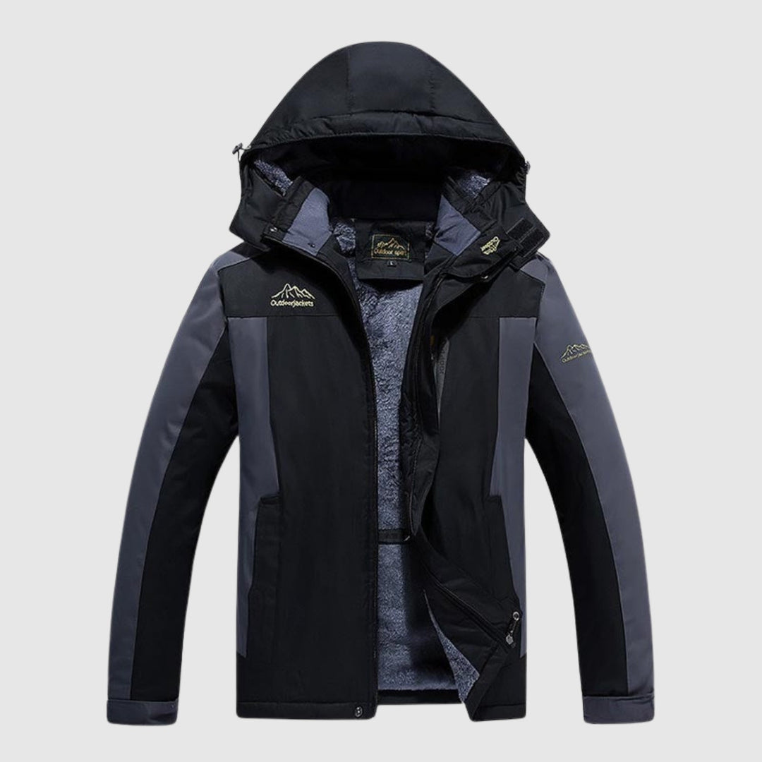 Nikolajs - Ūdensizturīga ziemas jaka āra lietošanai ar flīsa oderi