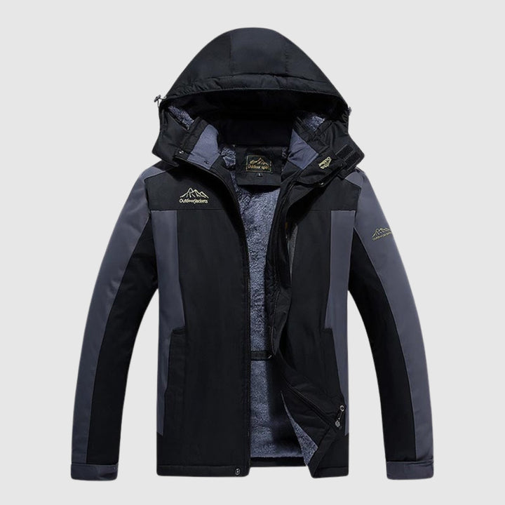 Nikolajs - Ūdensizturīga ziemas jaka āra lietošanai ar flīsa oderi