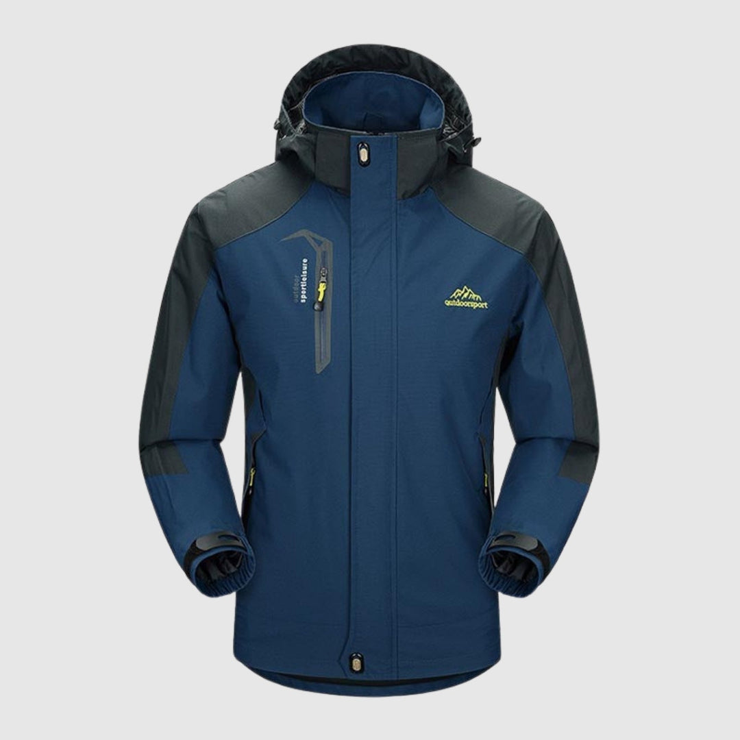 Nikolaj - Mīkstā apvalka jaka pārgājieniem ar noņemamu kapuci