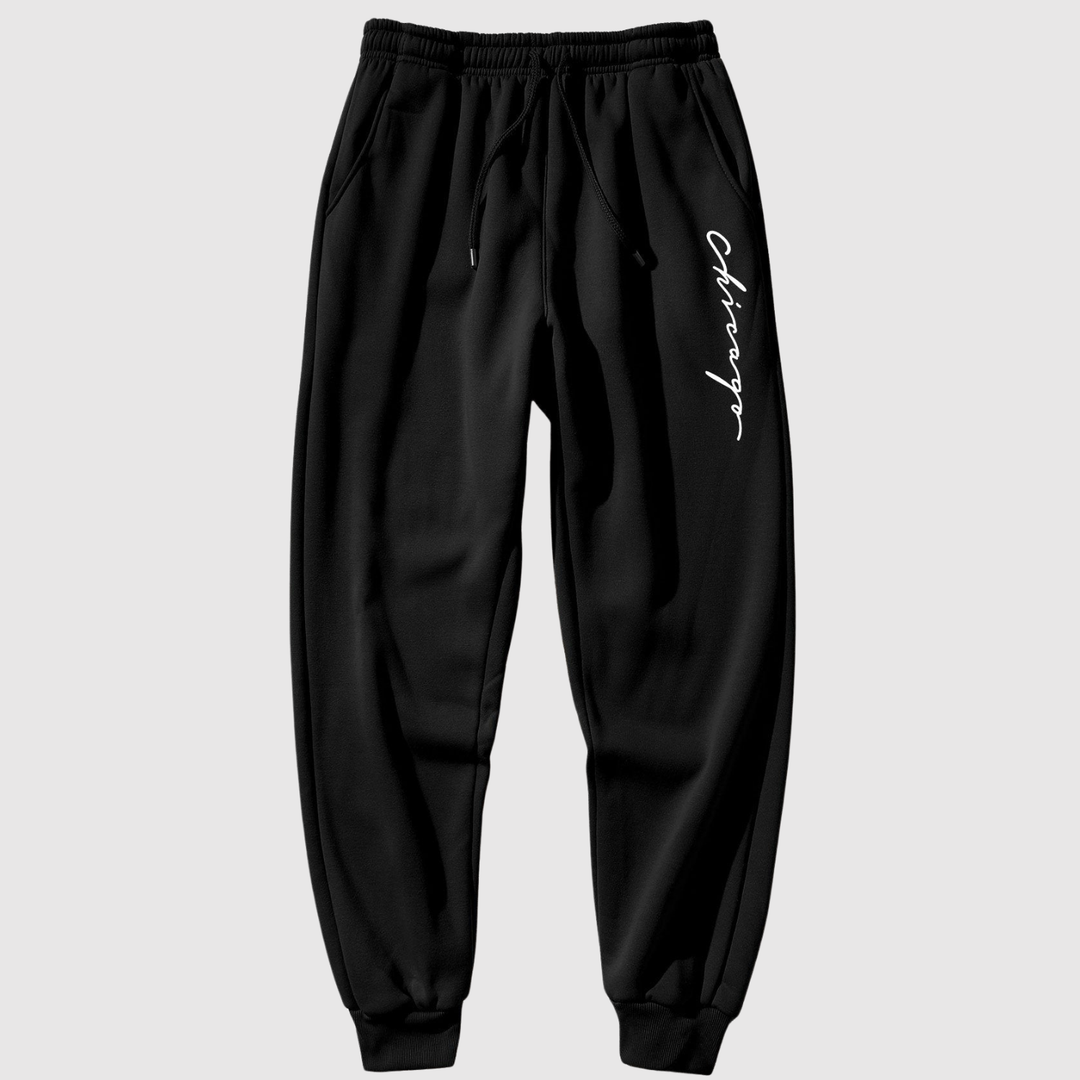 Mikkel – Sporta bikses ar sānu druku