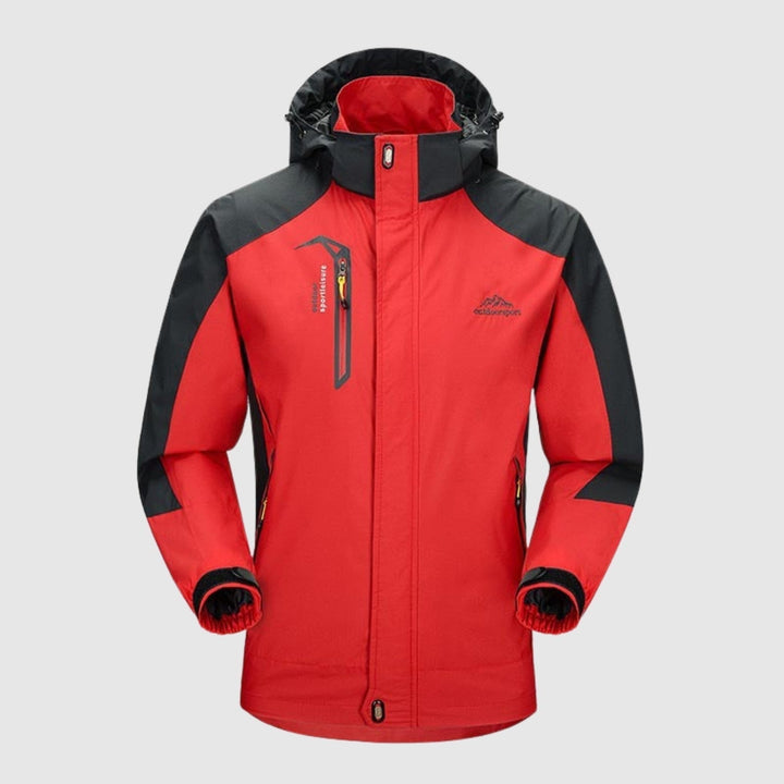 Nikolaj - Mīkstā apvalka jaka pārgājieniem ar noņemamu kapuci