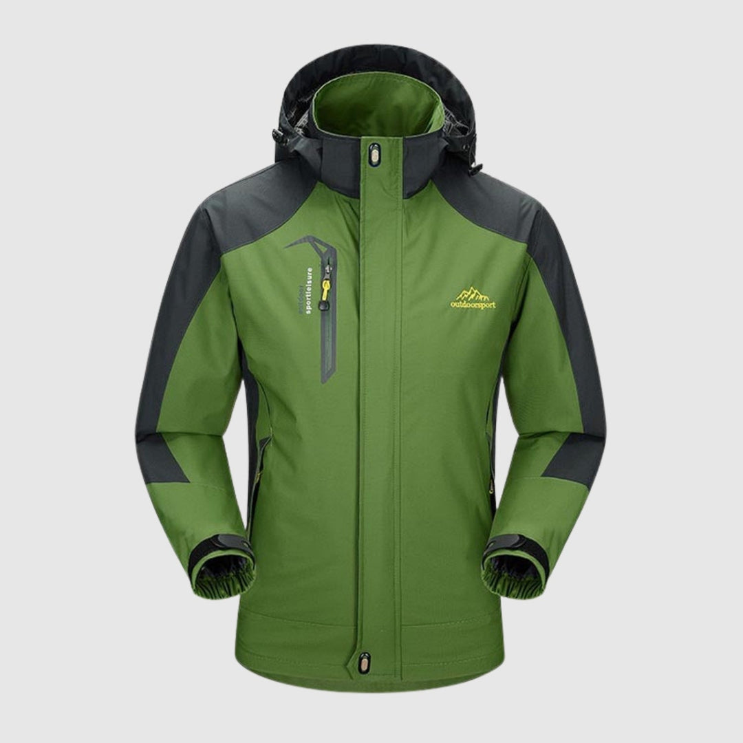 Nikolaj - Mīkstā apvalka jaka pārgājieniem ar noņemamu kapuci