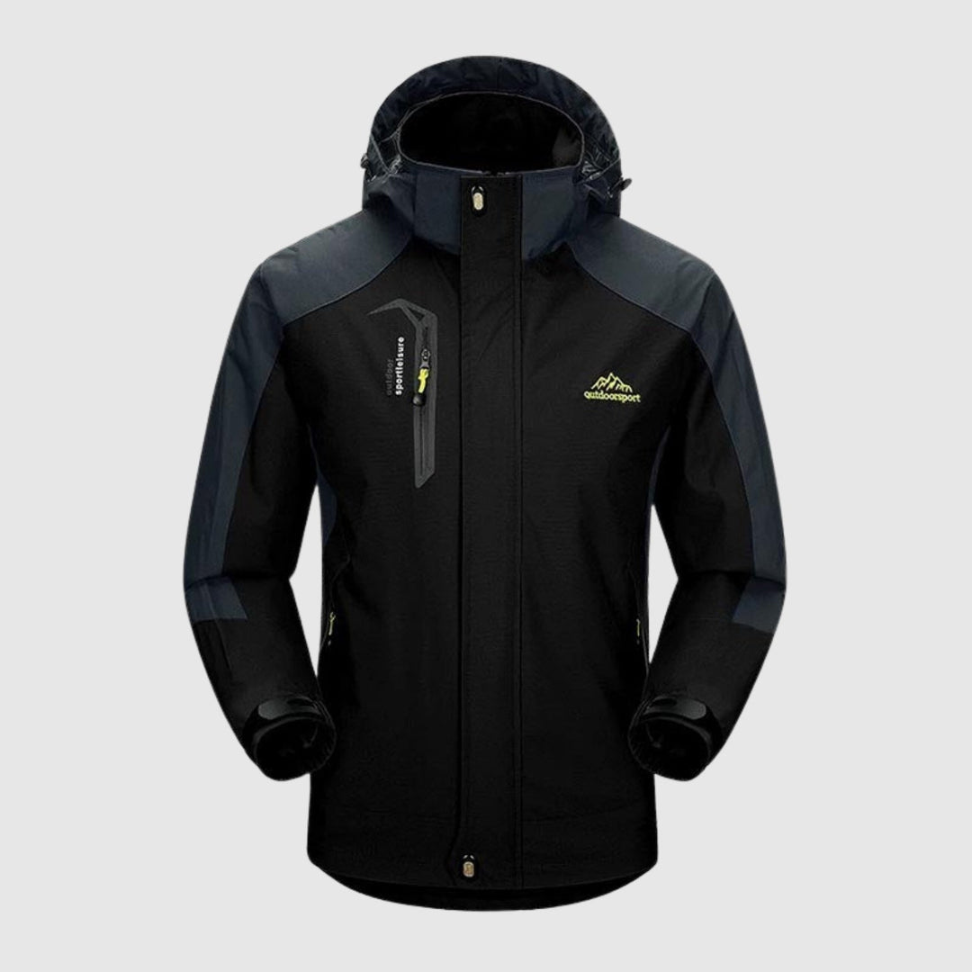 Nikolaj - Mīkstā apvalka jaka pārgājieniem ar noņemamu kapuci