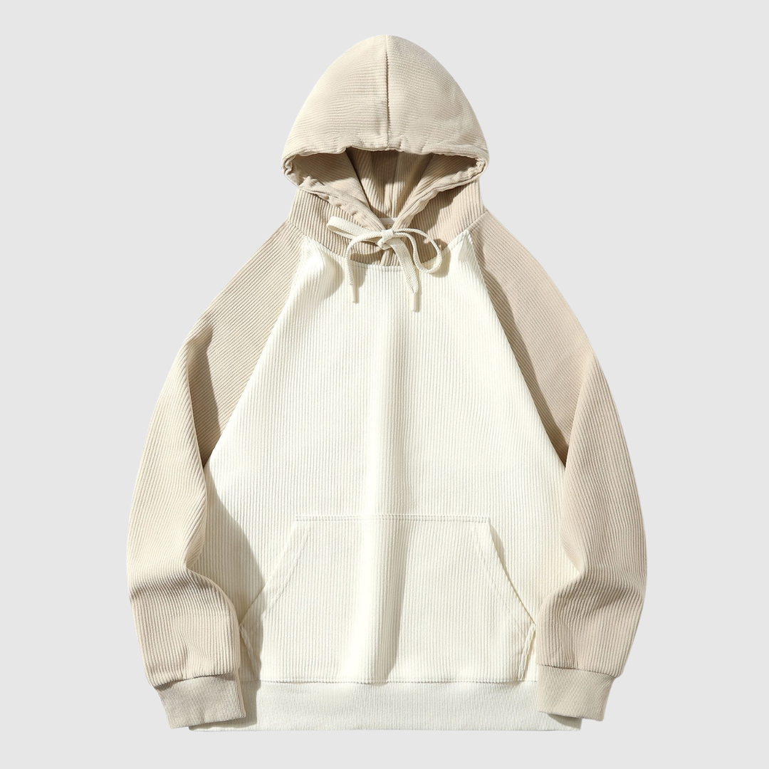 Klaus – Krāsu bloku kapuce ribstrikā