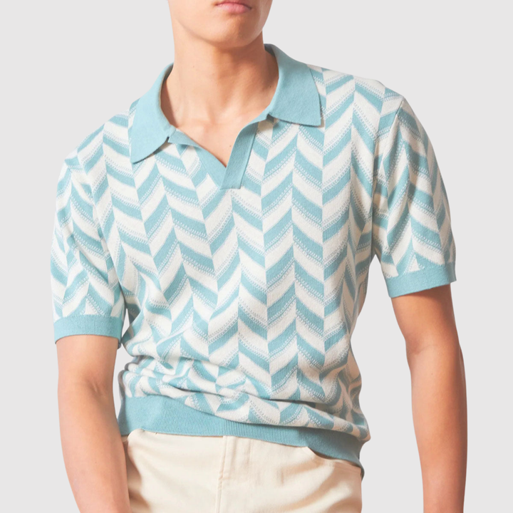 Emil - Retro strikpoloshirts