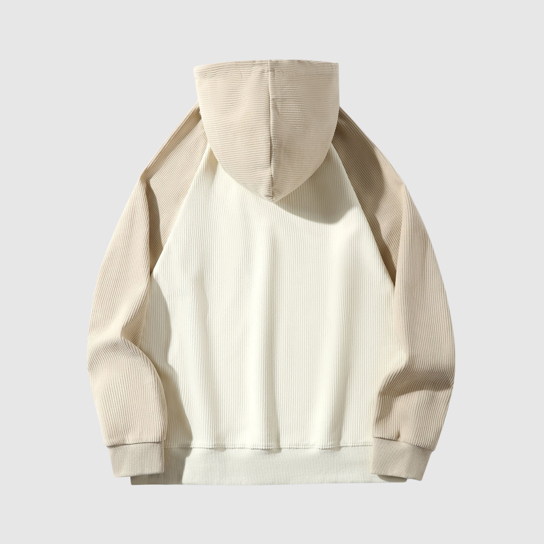 Klaus – Krāsu bloku kapuce ribstrikā