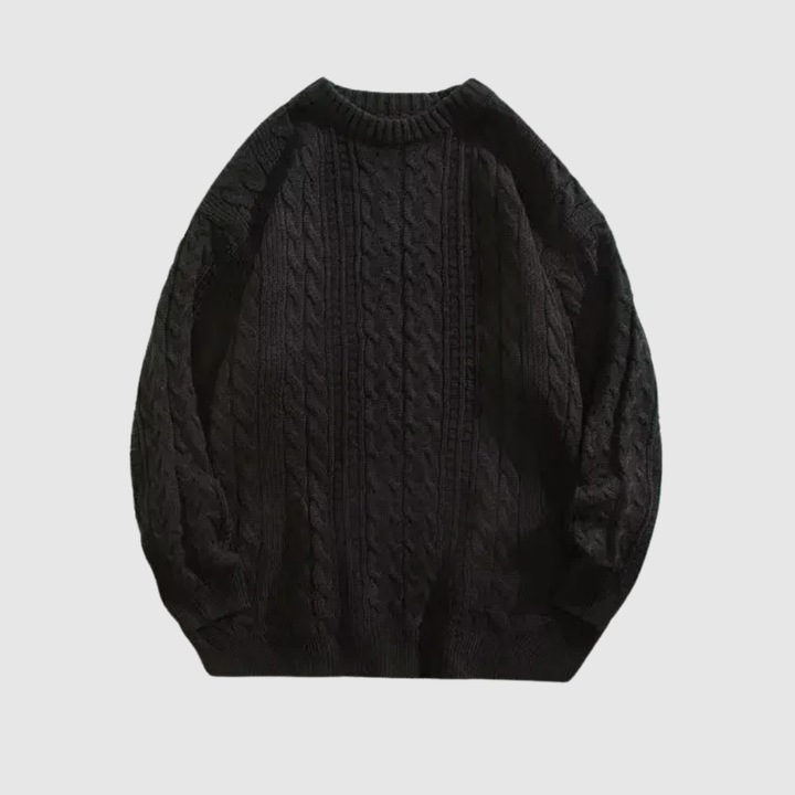 Klaus – Klasiska džemperis ar kabelu rakstu