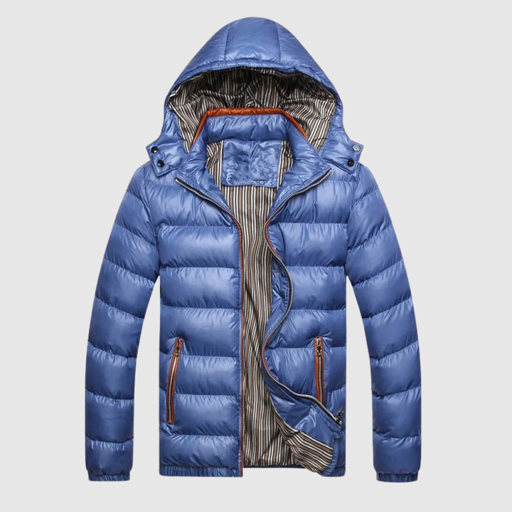 Nikolaj – Polsterēta ziemas jaka ar vieglu spīdumu