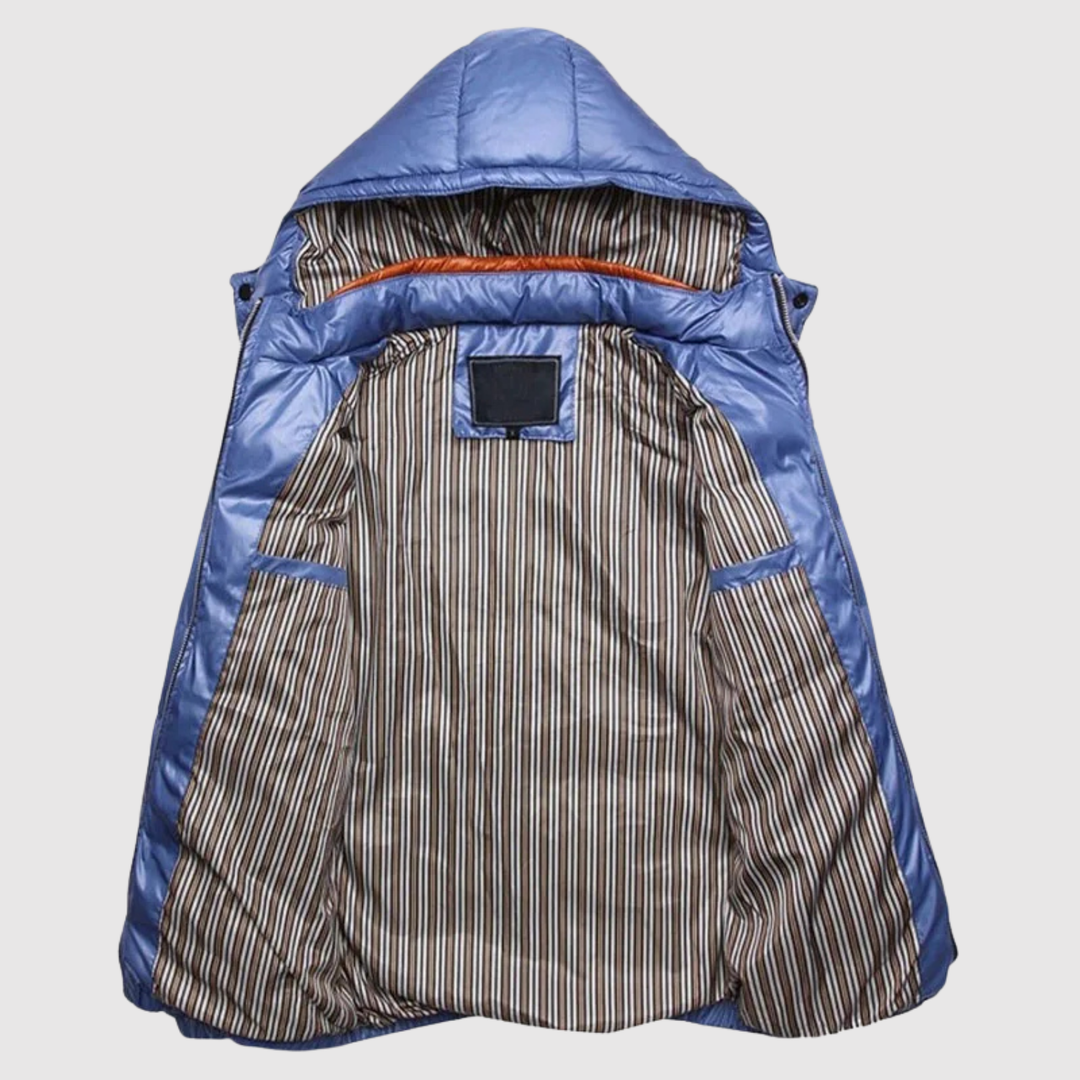 Nikolaj – Polsterēta ziemas jaka ar vieglu spīdumu