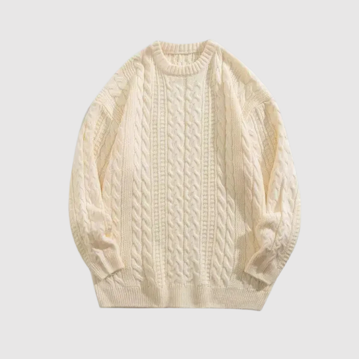 Klaus – Klasiska džemperis ar kabelu rakstu
