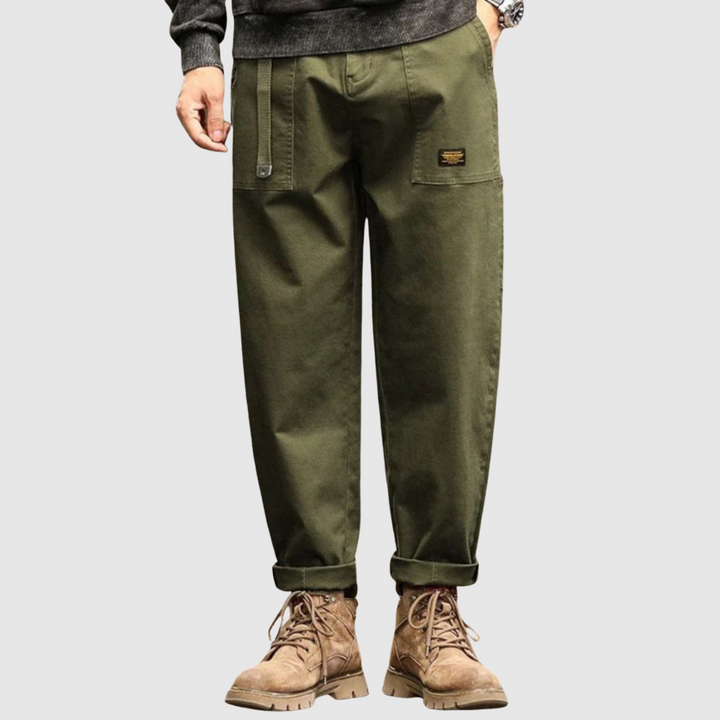 Rasmus - Kargo bikses ar militāru izskatu