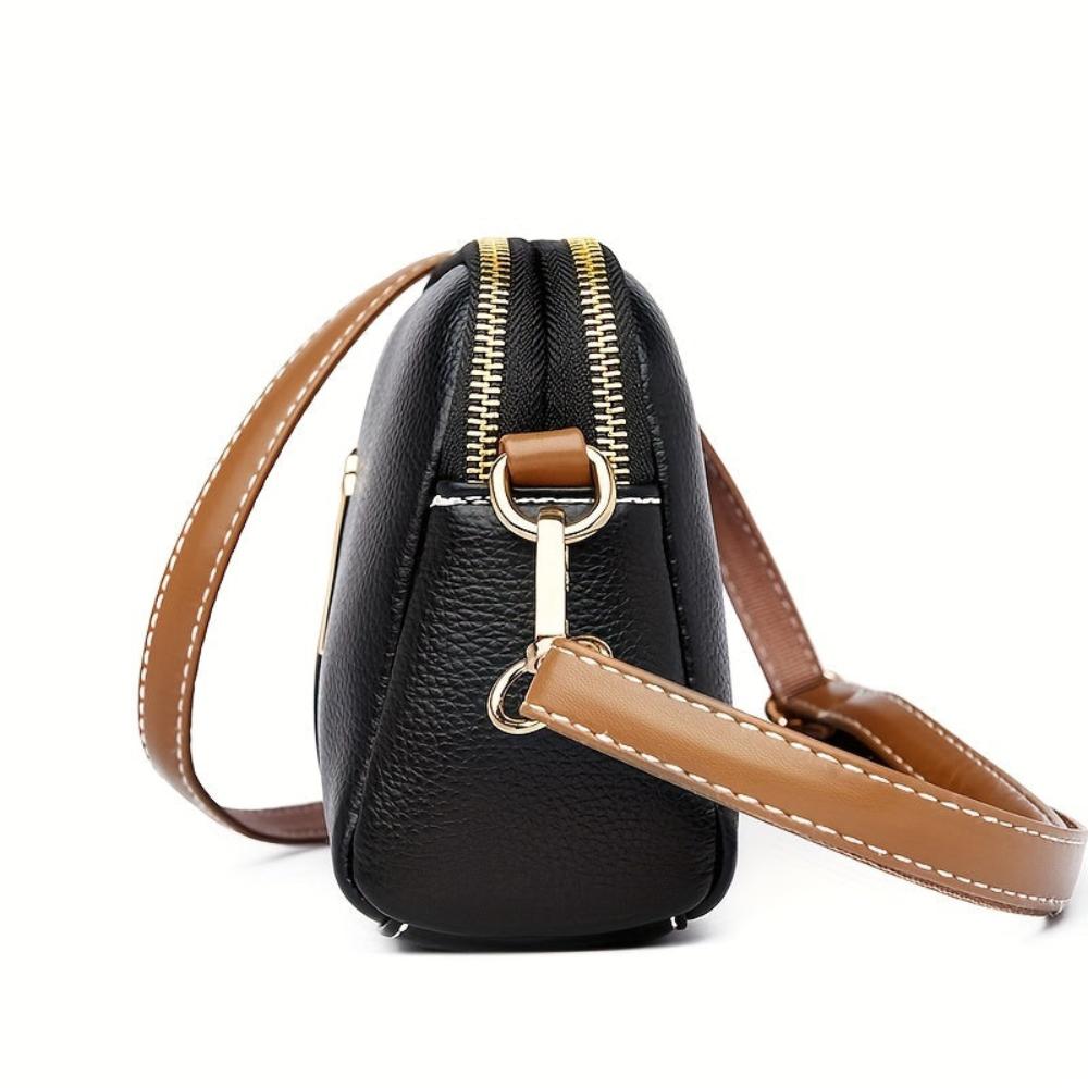 Mila Litchi Ādas Crossbody Soma