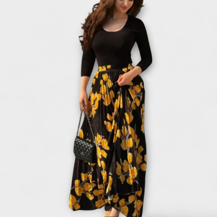 Violette - Plīša svārki un topa komplekts