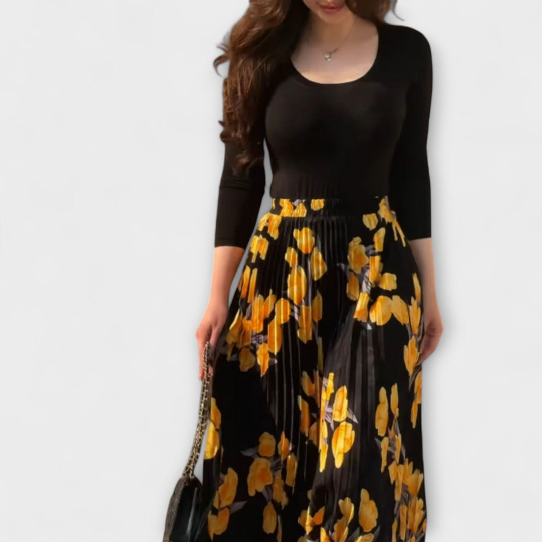 Violette - Plīša svārki un topa komplekts