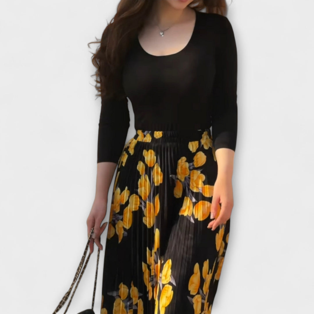 Violette - Plīša svārki un topa komplekts