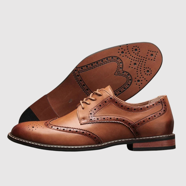 Poul – Brogue vīriešu kurpes klasiskā ādā