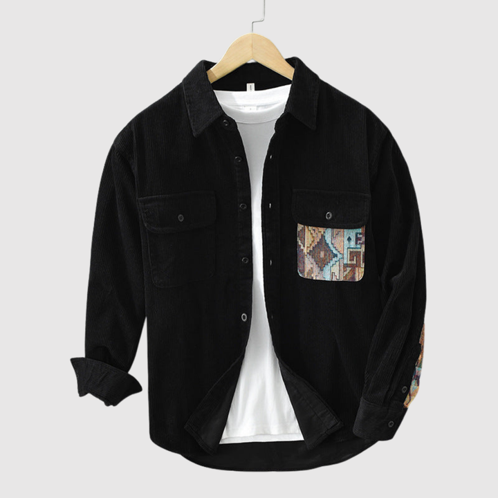 Emils - Stilīga samta krekls