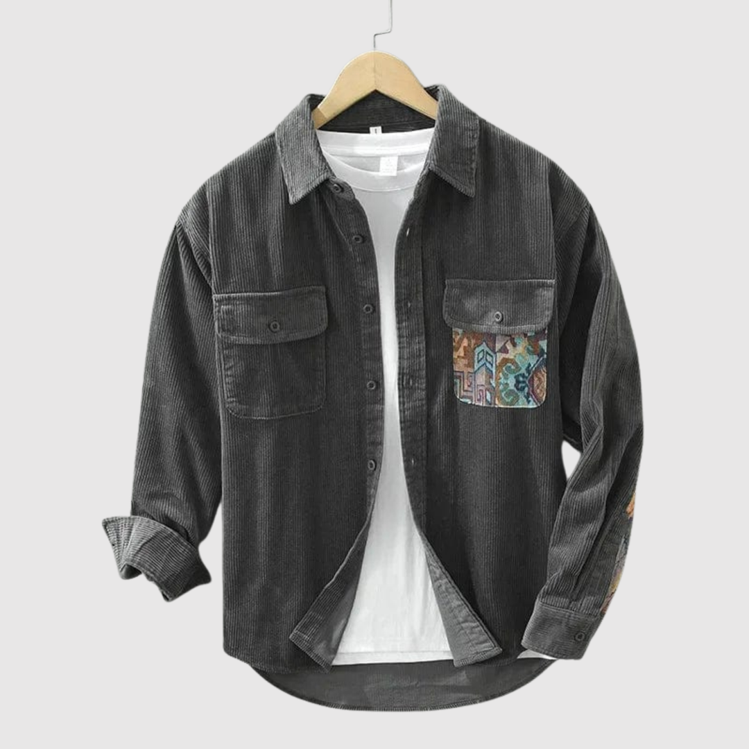 Emils - Stilīga samta krekls