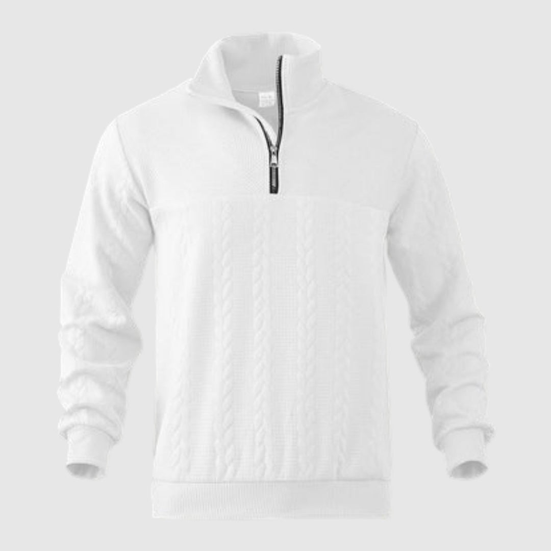 Klaus - Premium džemperis ar ceturtdaļas rāvējslēdzēju