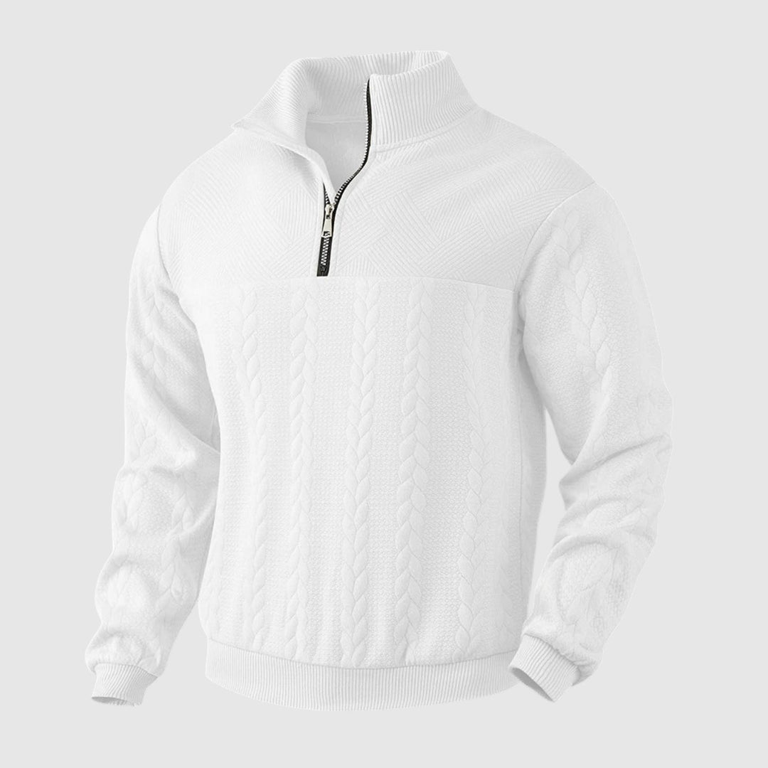 Klaus - Premium džemperis ar ceturtdaļas rāvējslēdzēju