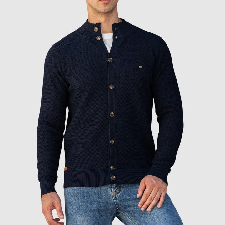 Søren - Klasisks adīts kokvilnas kardigāns