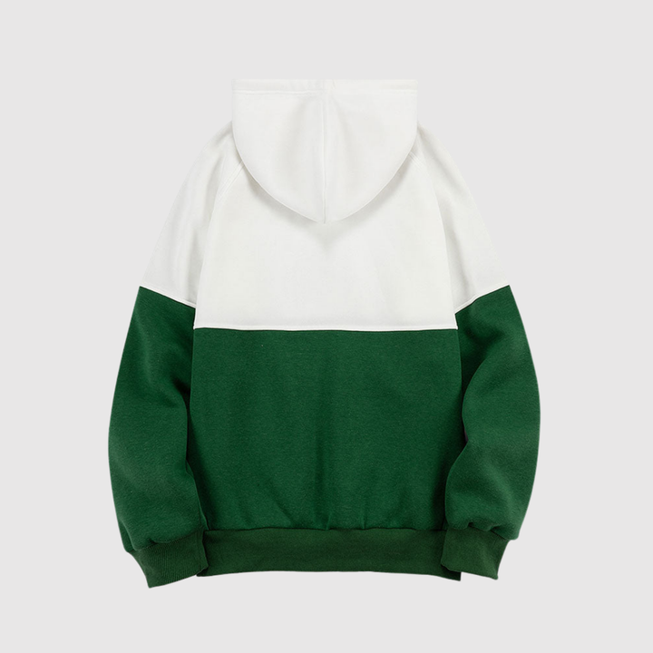 Klaus – Kapuce ar krāsu bloku un kontrastējošām piedurknēm