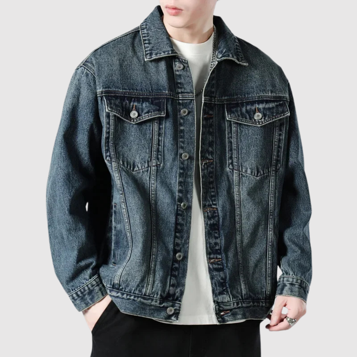 Søren – Bennett retro džinsa jaka 100% kokvilnā