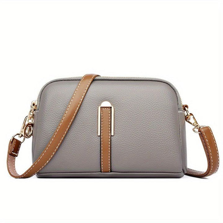 Mila Litchi Ādas Crossbody Soma