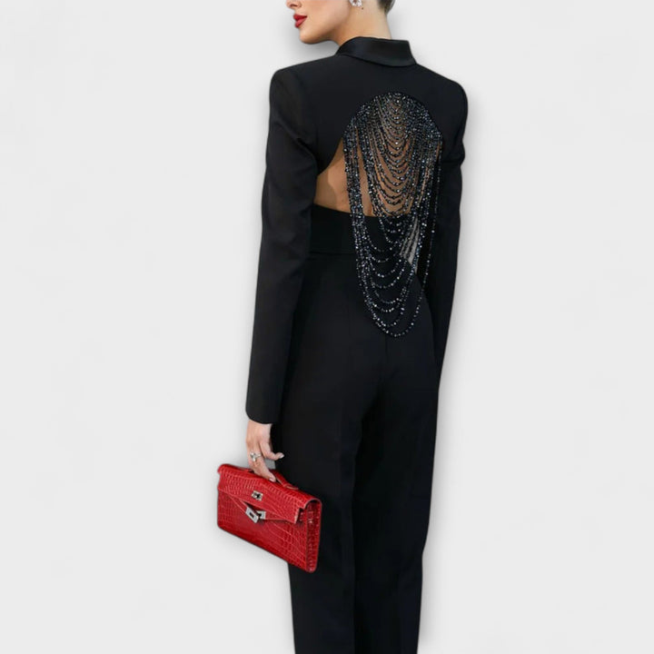 Noa - Blazeris bez muguras ar melnām pērlēm