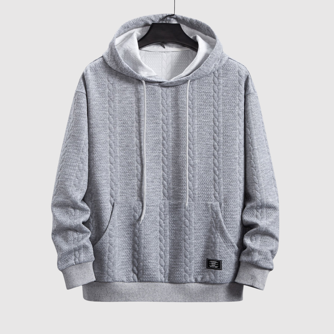 Klaus – Hoodie ar strukturētu adījumu